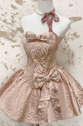 Fragrance Miss Bowknot Sweet Gorgeous Lolita Strapless Dress 2 Colors